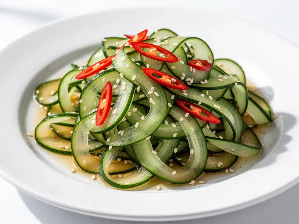 Asian Cucumber Salad: 5-Min Quick Weeknight Side 4 Asian cucumber salad preparation steps