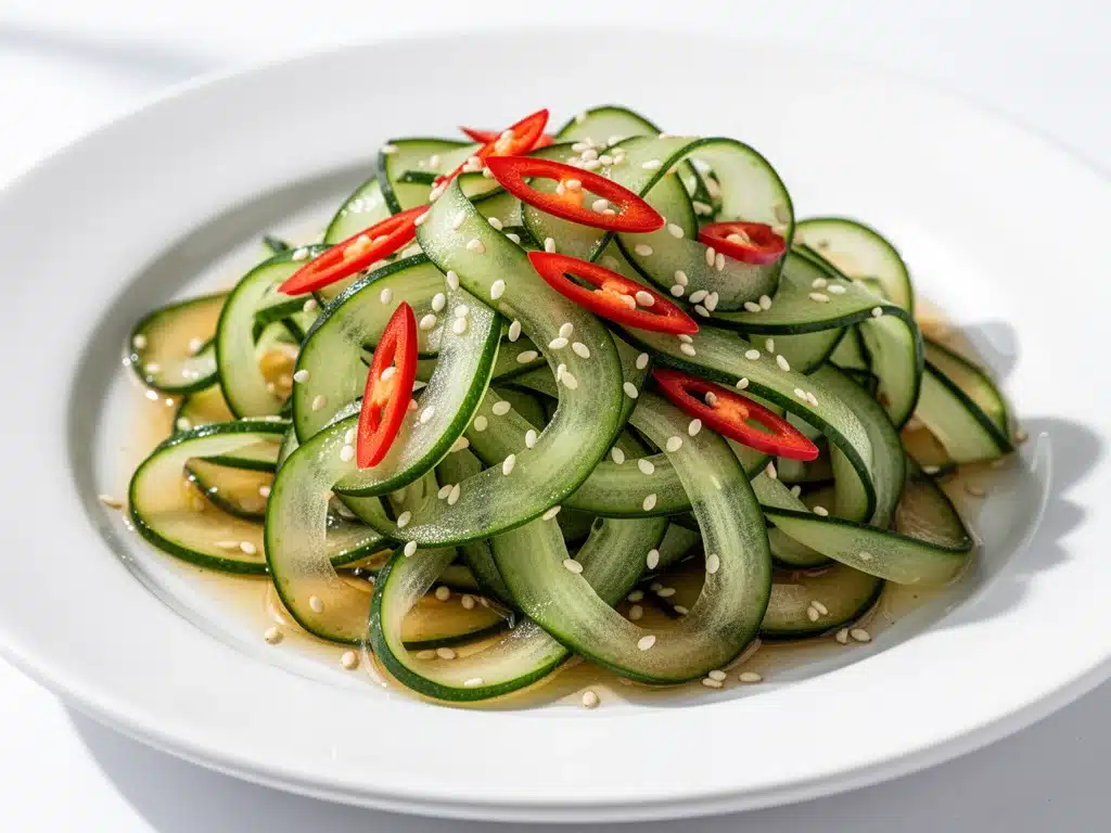 Asian cucumber salad - featured image
