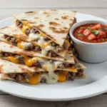 Cheesy Ground Beef Quesadillas - featured image