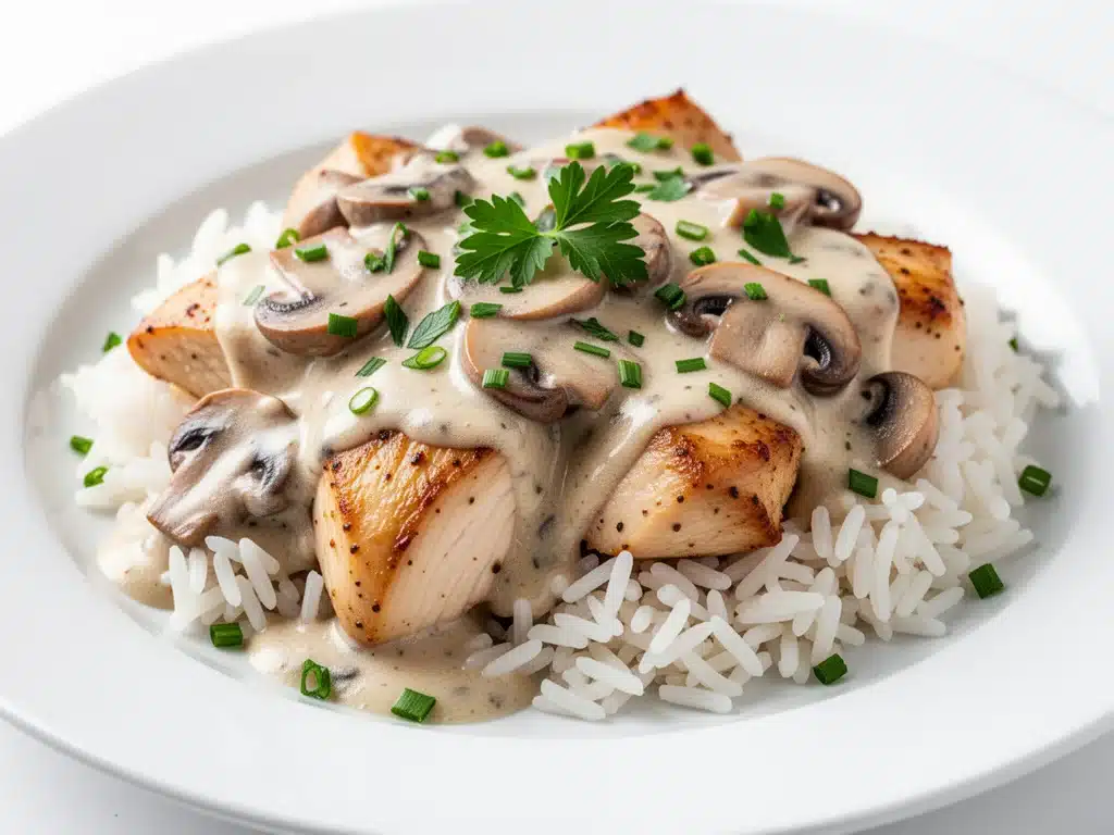 chicken and rice casserole - featured image