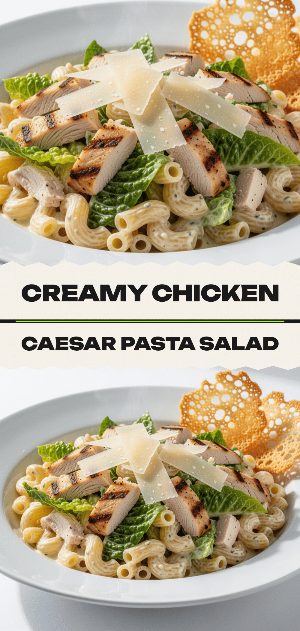 Back to School Chicken Caesar Pasta Salad: Easy Lunch 5 Chicken Caesar Pasta Salad recipe