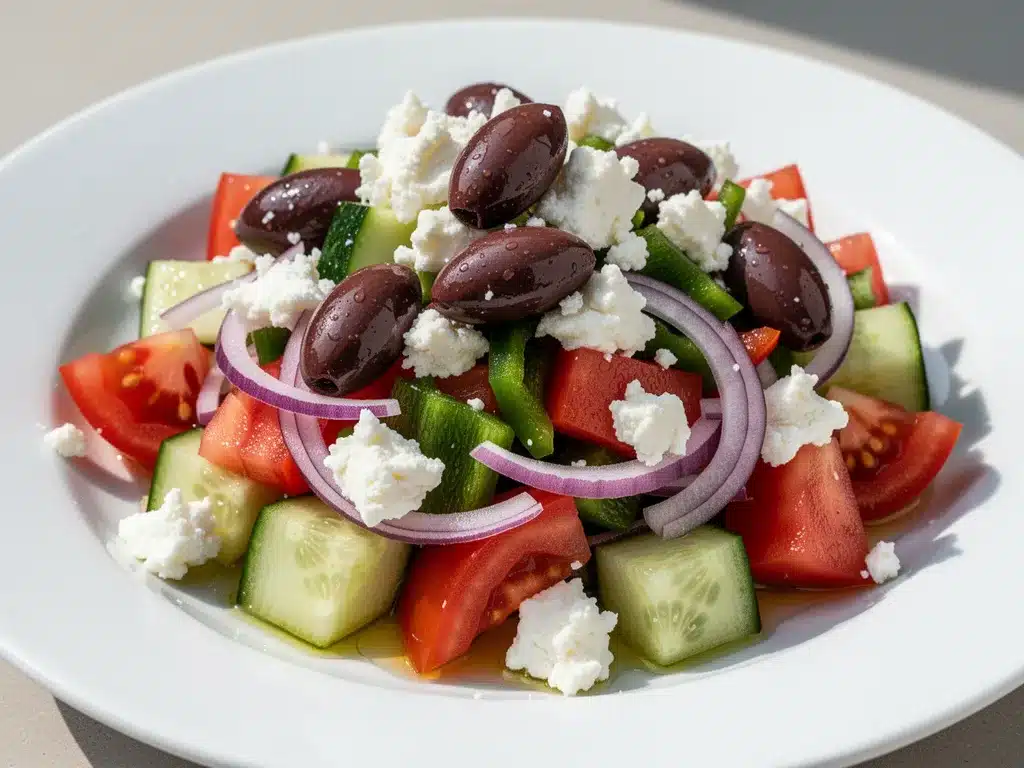 Chopped Greek Salad: Perfect 15-Min Weeknight Dinner 4 chopped greek salad preparation steps