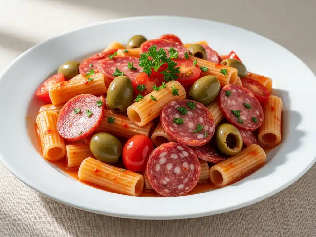 Cold Pasta Salad with Italian Dressing: Best 10-Min Recipe 4 cold pasta salad preparation steps