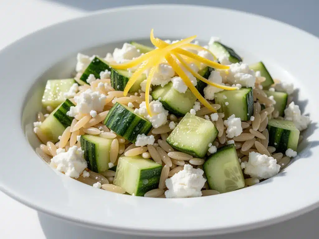 Creamy Feta Orzo Pasta Salad: 5 Easy Steps 4 creamy feta orzo pasta salad preparation steps