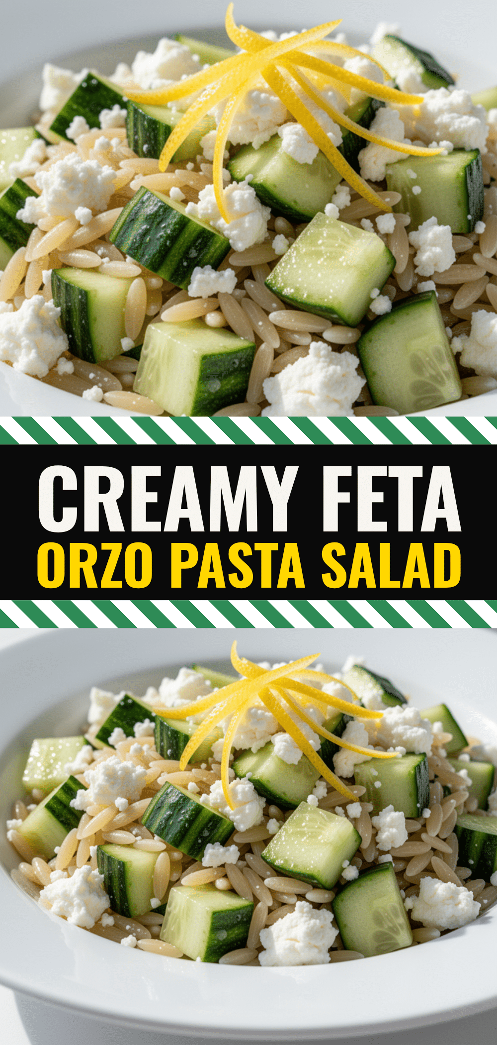 Creamy Feta Orzo Pasta Salad: 5 Easy Steps 5 creamy feta orzo pasta salad recipe
