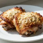 crispy baked chicken thighs - featured image