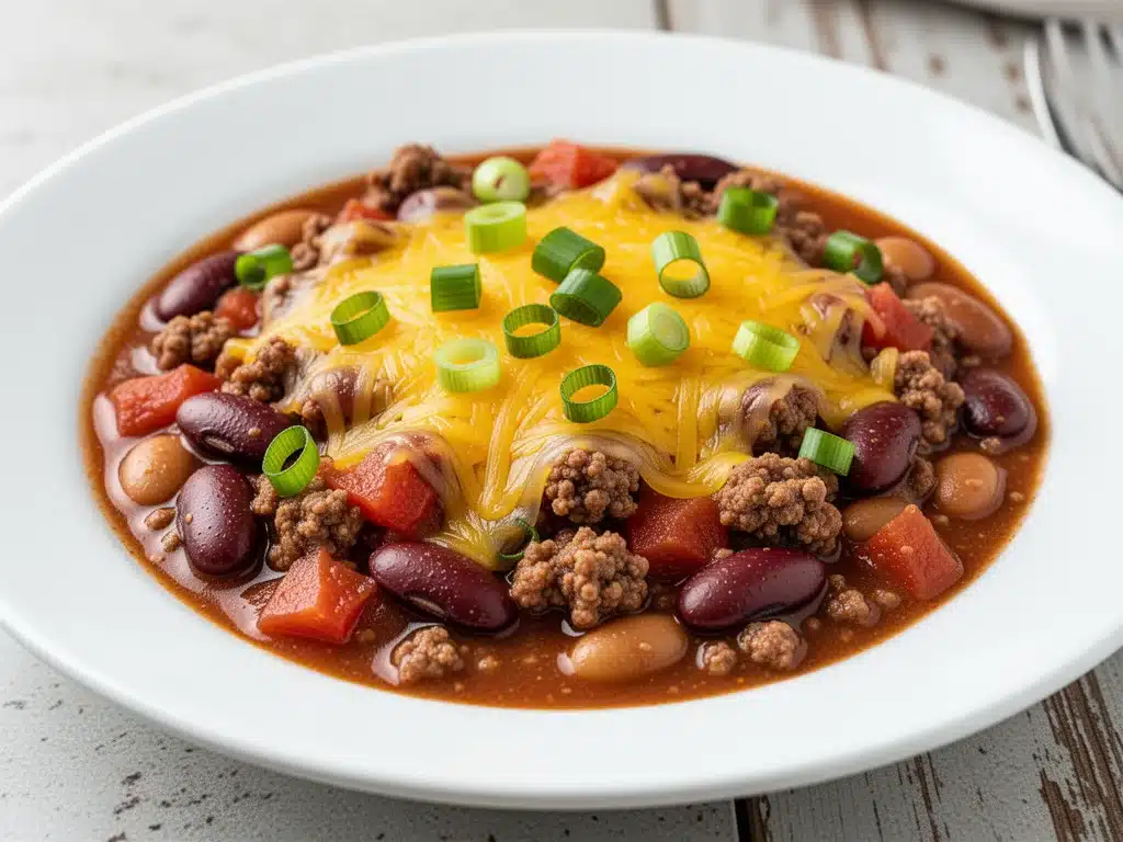 crockpot beef chili - featured image