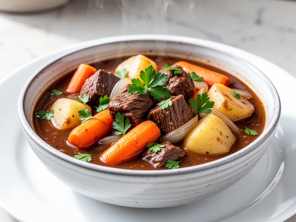Crockpot Beef Stew: Best Easy Slow Cooker Recipe 4 crockpot beef stew preparation steps