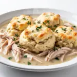 crockpot chicken and dumplings - featured image