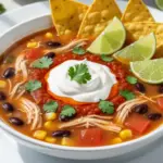 Crockpot Chicken Tortilla Soup - featured image
