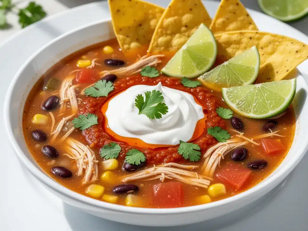 Crockpot Chicken Tortilla Soup: Easy 15-Minute Weeknight Dinner 4 Crockpot Chicken Tortilla Soup preparation steps