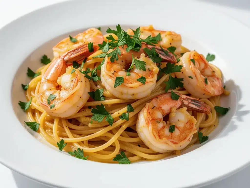 Garlic Butter Shrimp Pasta: 15-Min Easy Weeknight Dinner 4 garlic butter shrimp pasta preparation steps