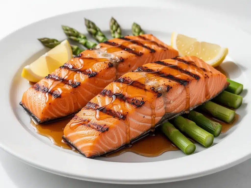 Grilled Salmon Fillets: Easy 15-Minute Honey Soy Dinner 4 grilled salmon fillets preparation steps