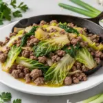 ground beef and cabbage skillet - featured image
