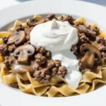 ground beef stroganoff - featured image