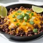 ground beef taco skillet - featured image