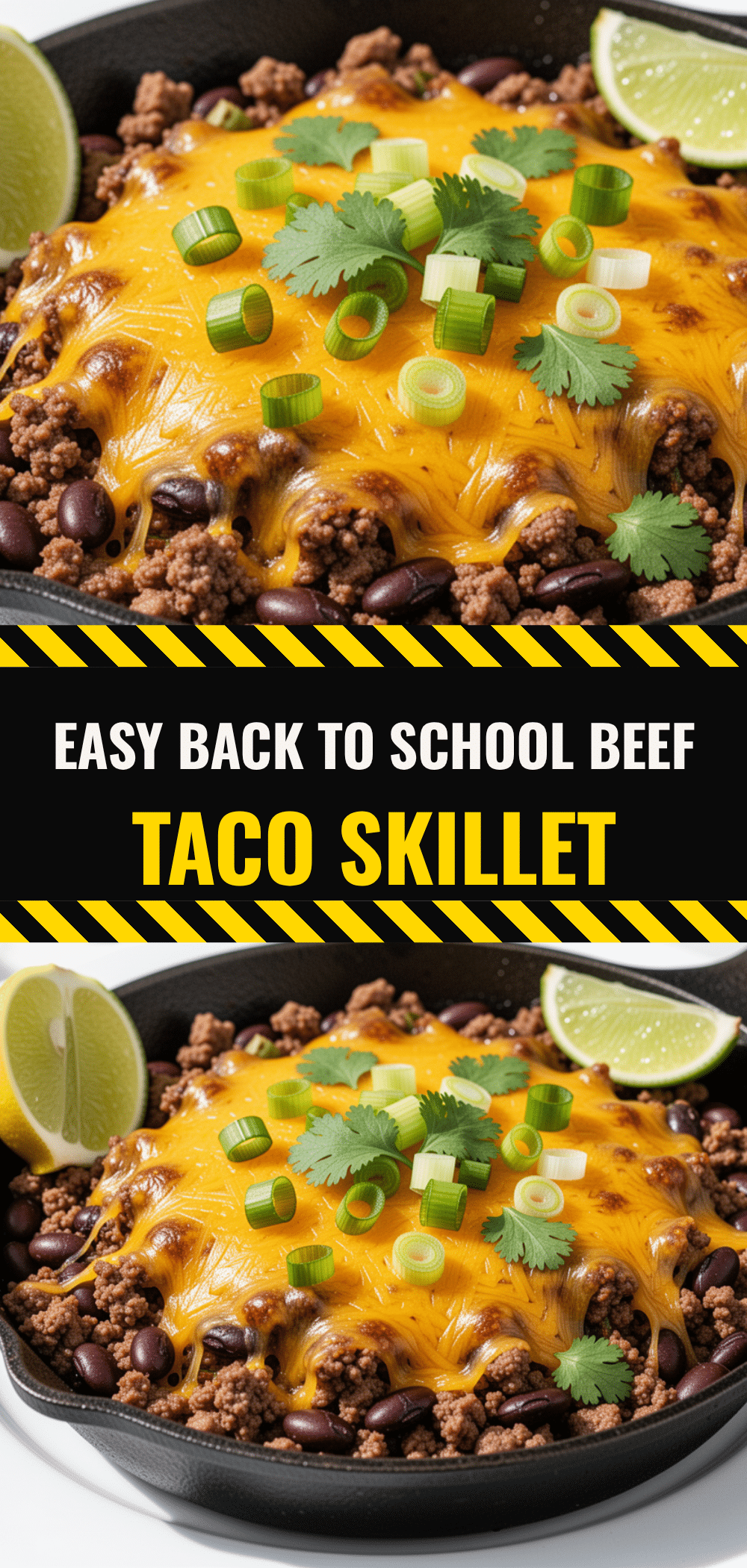 Back to School Ground Beef Taco Skillet: 15-Minute Easy Dinner 5 ground beef taco skillet recipe