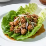 ground chicken lettuce wraps - featured image