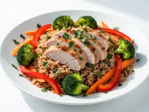High Protein Turkey Meal Prep Bowls - featured image