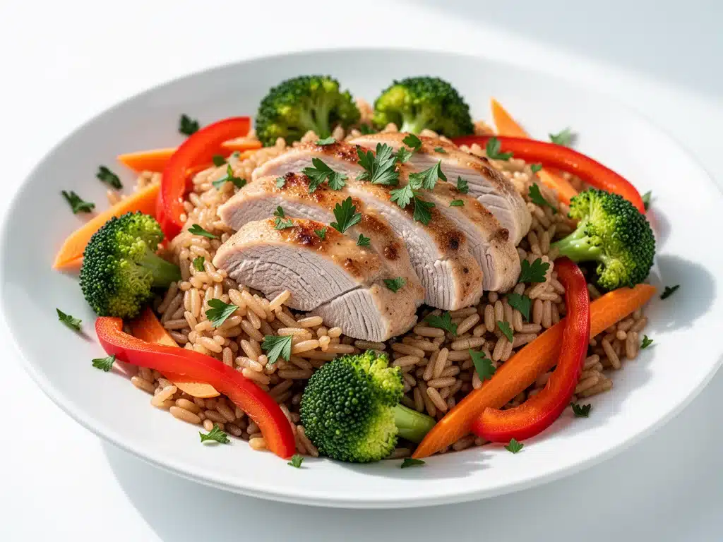 High Protein Turkey Meal Prep Bowls - featured image