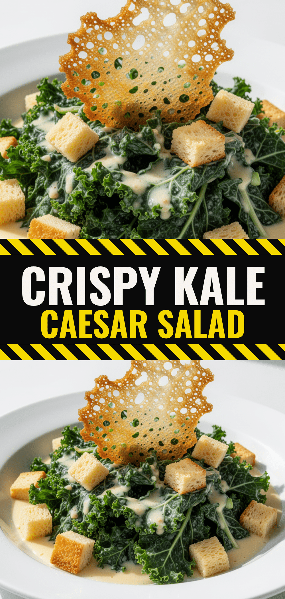 Kale Caesar Salad with Crispy Parmesan Crisps: Easy Healthy Recipe 5 Kale Caesar Salad with Crispy Parmesan Crisps recipe