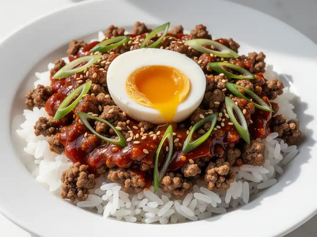 Korean Ground Beef Rice Bowls: Easy 15-Minute Weeknight Dinner 4 Korean Ground Beef Rice Bowls preparation steps