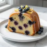 lemon blueberry pound cake - featured image