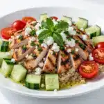 Mediterranean chicken bowls - featured image