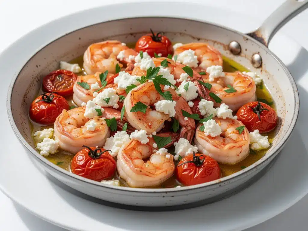 Mediterranean Shrimp Skillet with Feta: Best 20-Min Weeknight Dinner 4 Mediterranean shrimp skillet preparation steps