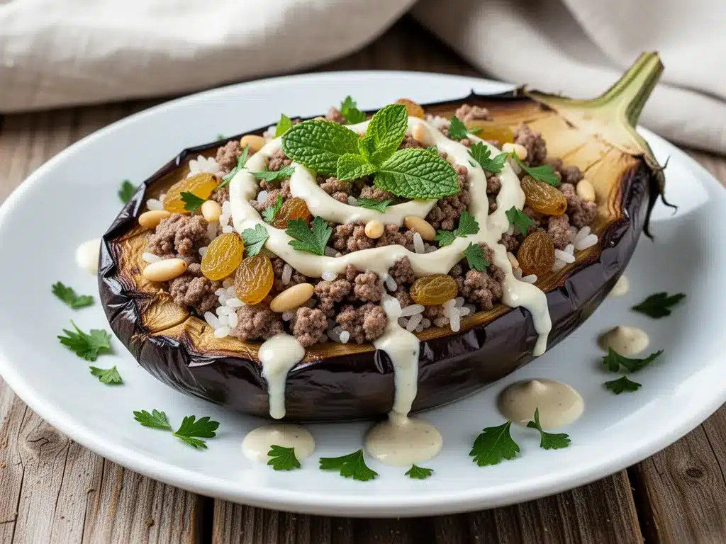 Mediterranean Stuffed Eggplant: 5-Step Easy Dinner 4 Mediterranean Stuffed Eggplant preparation steps