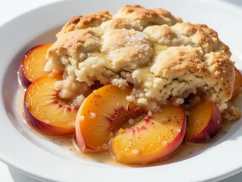 Peach Cobbler: Easy Homemade Recipe 4 Peach Cobbler preparation steps