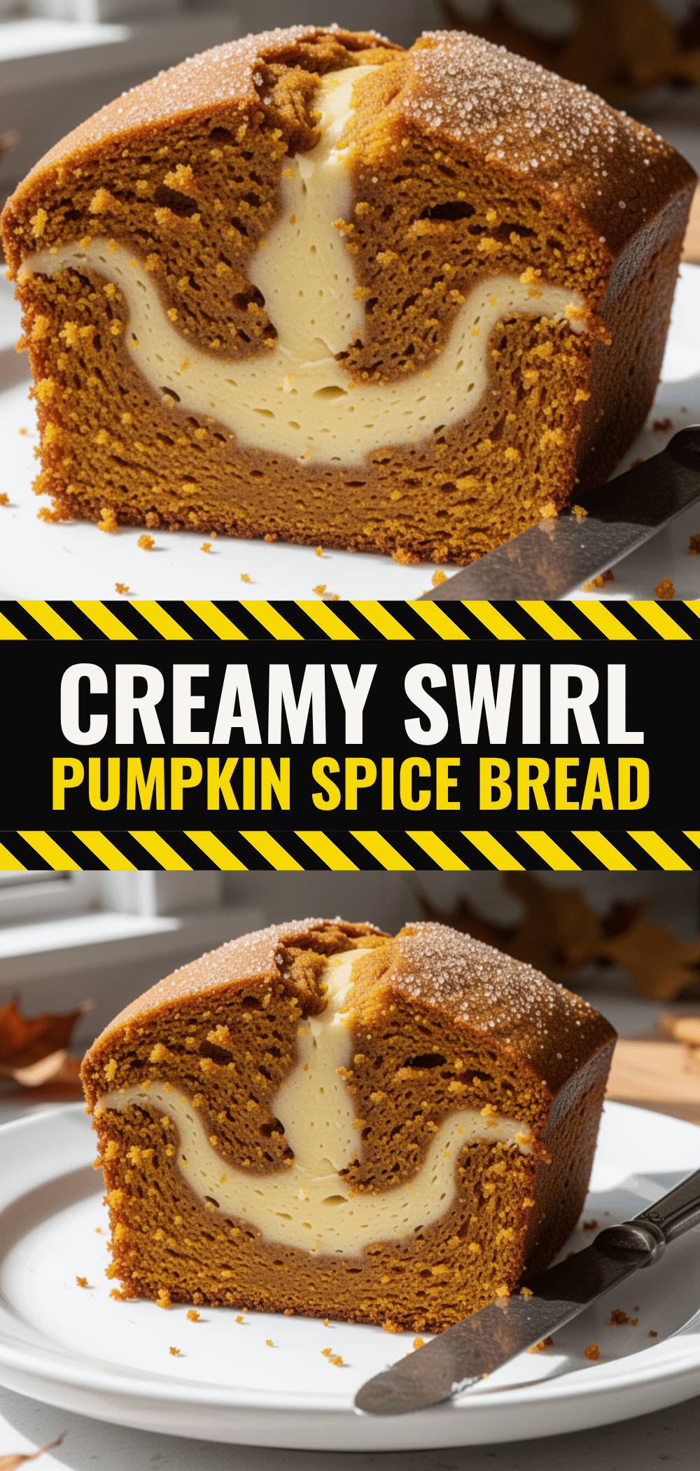 Pumpkin Spice Bread with Cream Cheese Swirl: Easy Fall Recipe 5 pumpkin spice bread with cream cheese swirl recipe