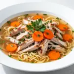 rotisserie chicken noodle soup - featured image