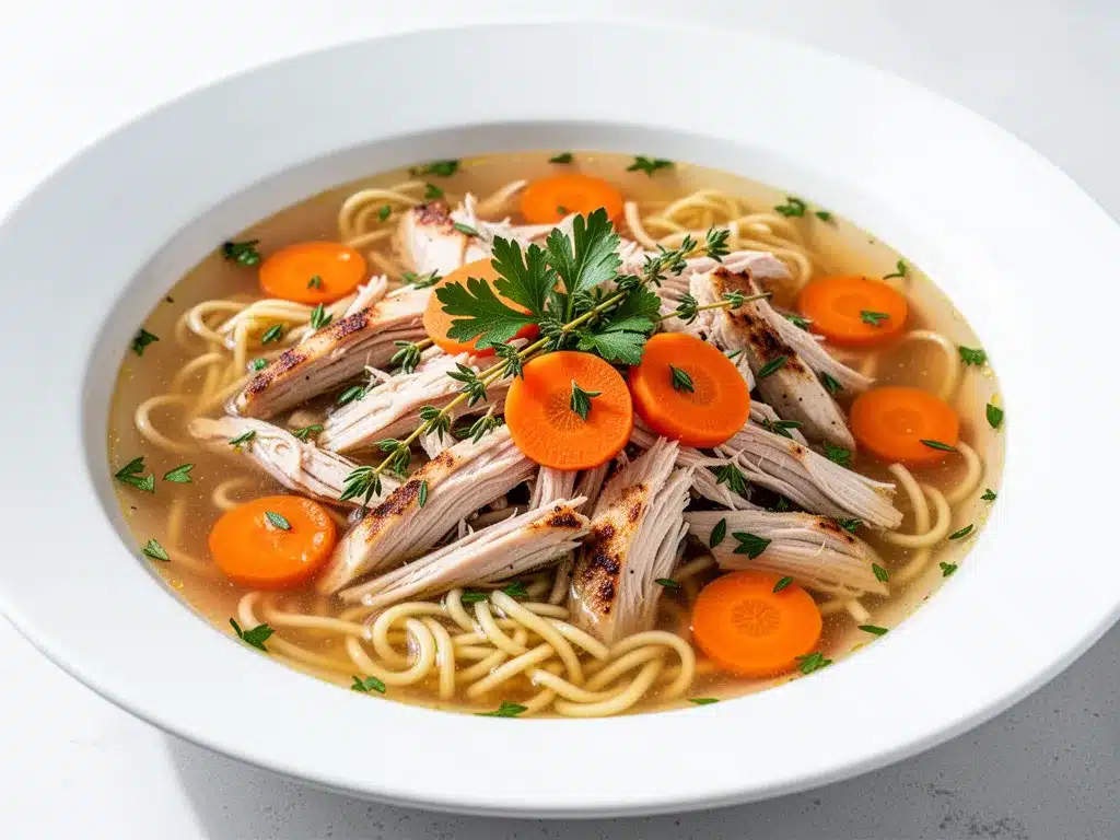 Rotisserie Chicken Noodle Soup: Easy Weeknight Meal 4 rotisserie chicken noodle soup preparation steps