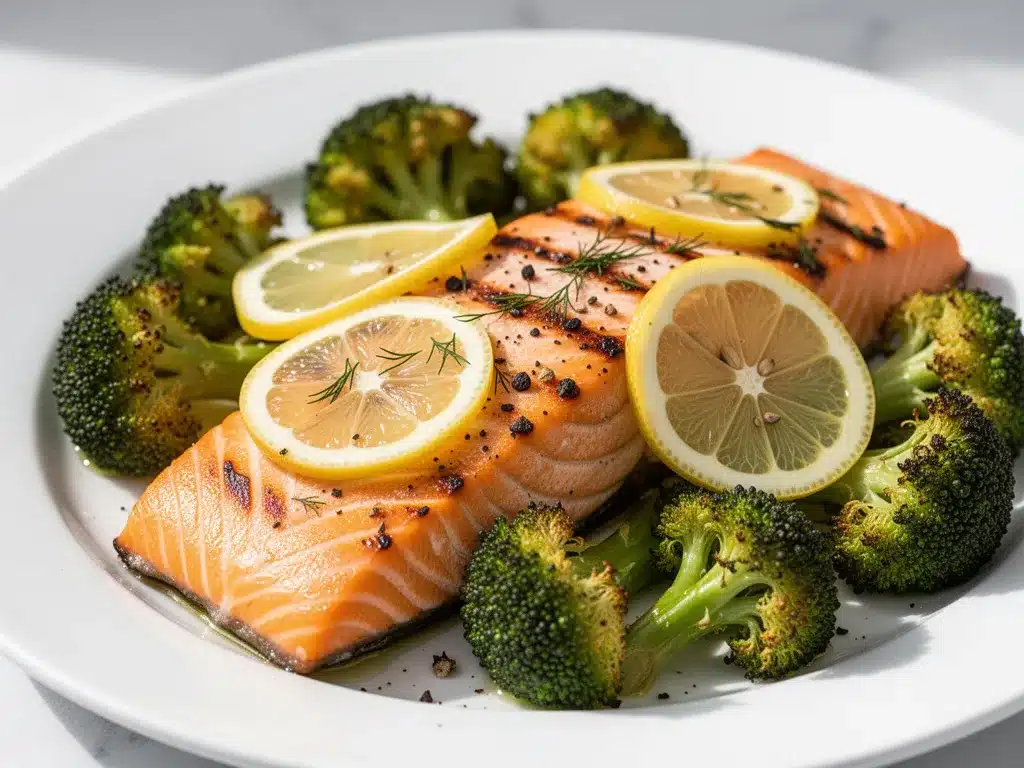 Sheet Pan Salmon with Broccoli: Easy 30-Minute Dinner 4 sheet pan salmon with broccoli preparation steps
