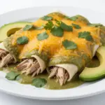 shredded chicken enchiladas - featured image