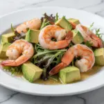 shrimp salad with avocado and citrus vinaigrette - featured image
