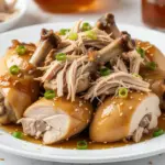 slow cooker honey garlic chicken - featured image