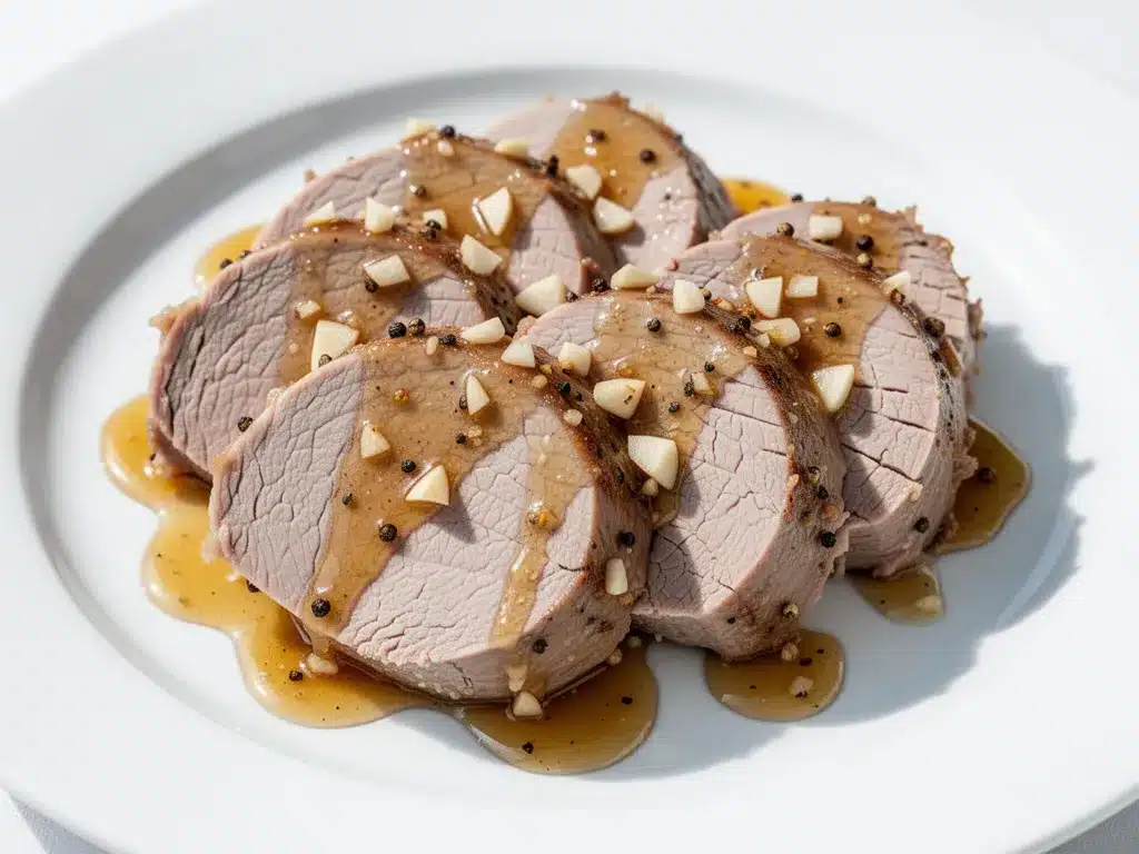 Slow Cooker Pork Tenderloin: Easy Honey Garlic Glaze 4 slow cooker pork tenderloin with honey garlic glaze preparation steps