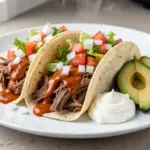 Slow Cooker Shredded Beef Tacos - featured image