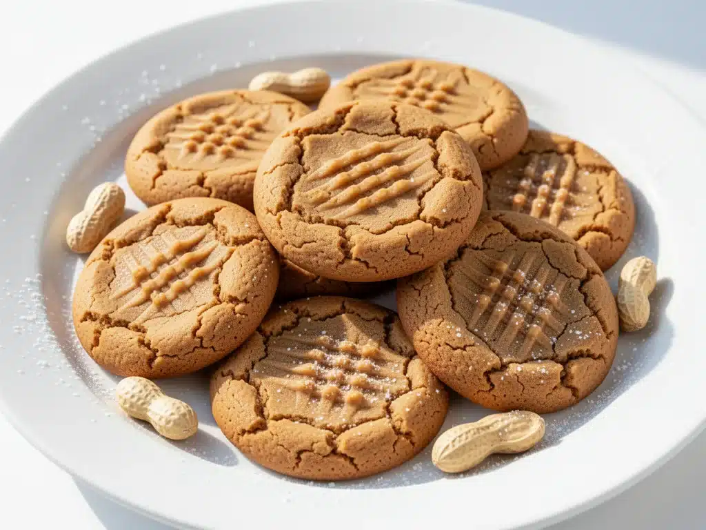 soft peanut butter cookies - featured image