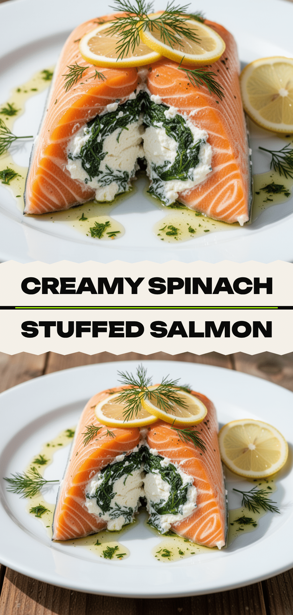 Stuffed Salmon with Spinach and Cream Cheese: Best Easy Takeout Alternative 5 Stuffed Salmon with Spinach and Cream Cheese recipe