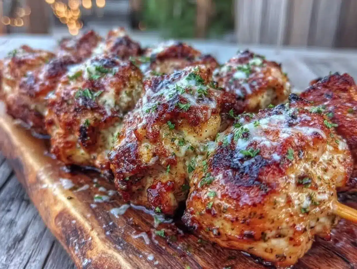 Air Fryer Garlic Parmesan Chicken Skewers: 5-Min Prep Hack 4 Air Fryer Garlic Parmesan Chicken Skewers preparation steps