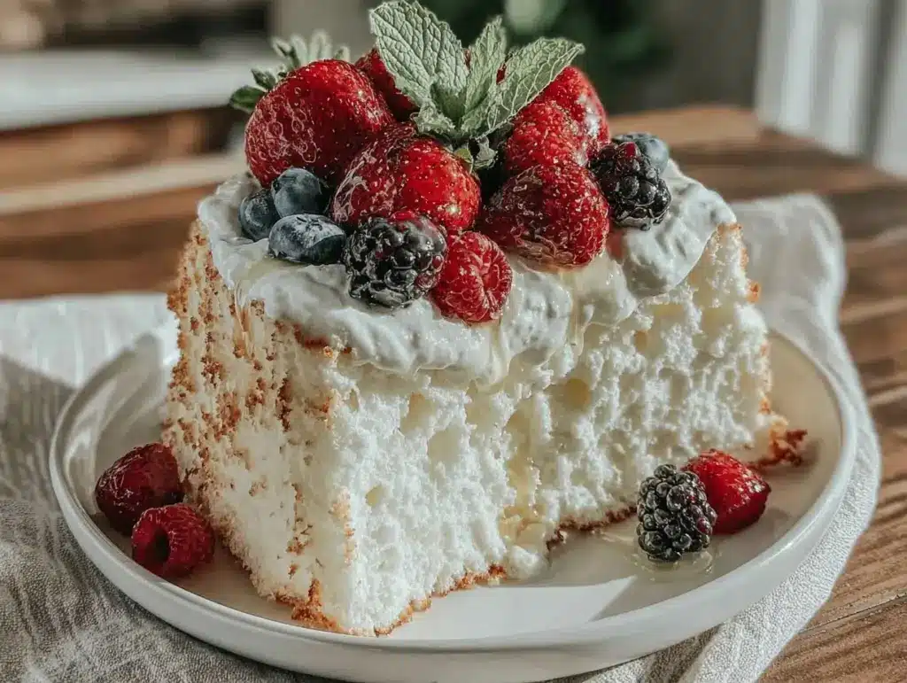 angel food cake - featured image