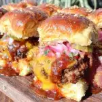 BBQ bacon cheeseburger sliders - featured image