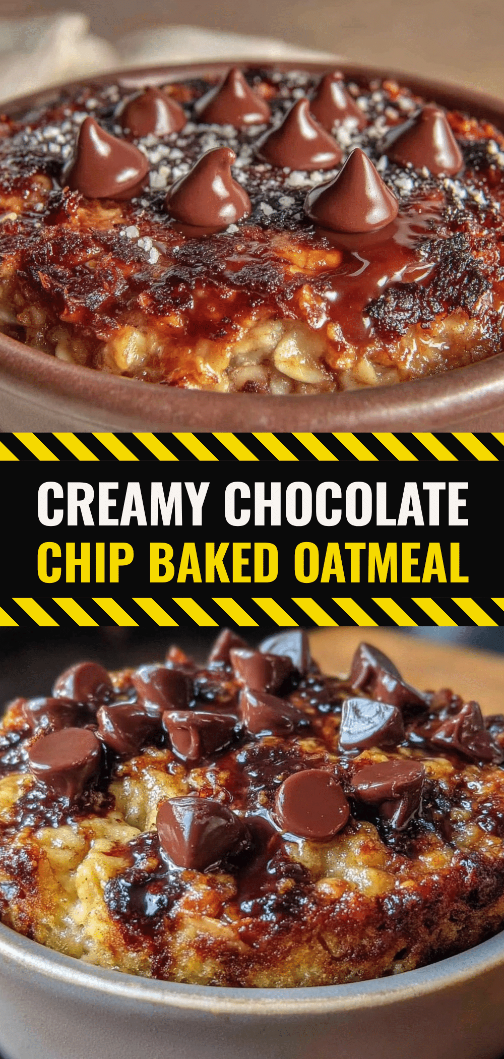 Budget-Friendly Chocolate Chip Baked Oatmeal: 1 Person Meal Prep 5 budget-friendly chocolate chip baked oatmeal recipe