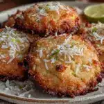 chewy coconut lime cookies - featured image
