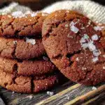 chewy ginger molasses cookies - featured image