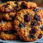 chewy oatmeal raisin cookies - featured image