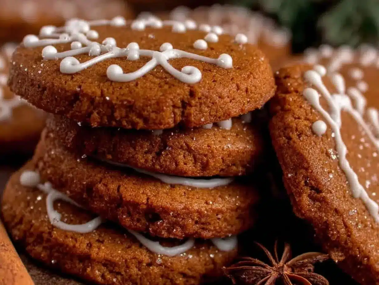 Classic Gingerbread Cookies: 5pm Easy Royal Icing 4 classic gingerbread cookies preparation steps